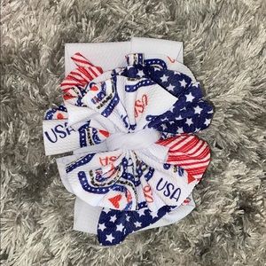 Fourth of July Headwraps!! ❤️🤍💙